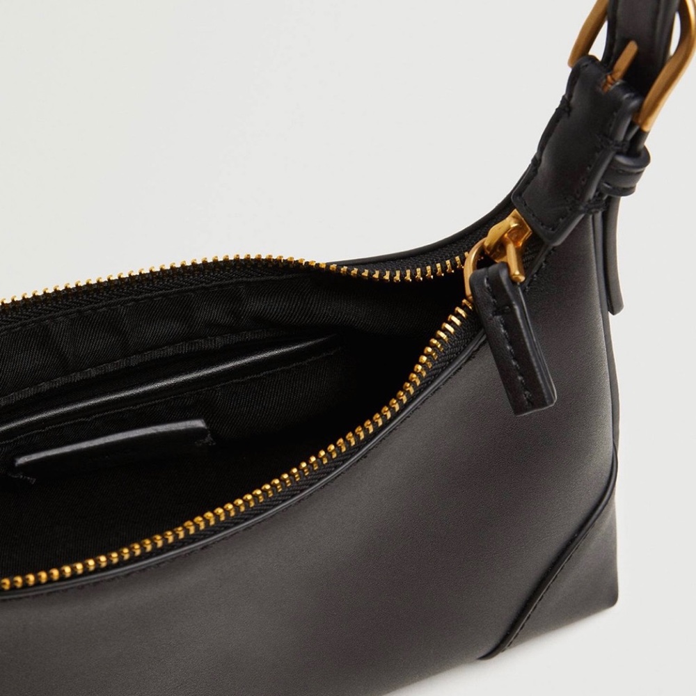 Mango Black Baguette Bag - Picture 5 of 7